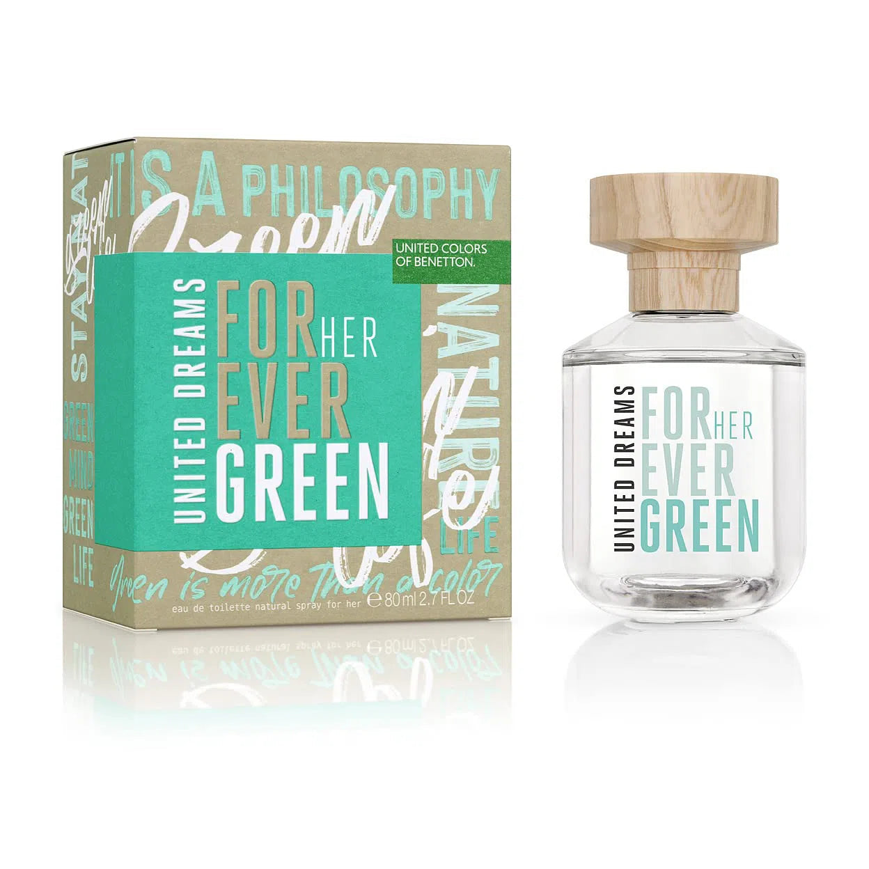 Benetton United Dreams Forever Green for Her EDT 80ml